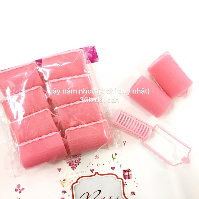 Lô Quấn Xoăn Không Dùng Nhiệt Lô Mút Nhật Có Lõi Nhựa Bên Trong