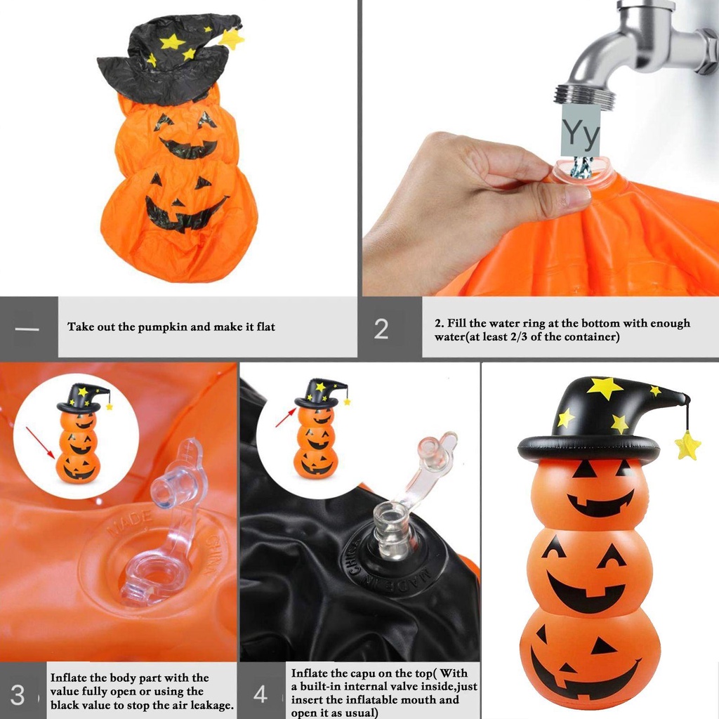 Phụ Kiện Trang Trí Halloween Hình Bí Ngô 2022 Mới