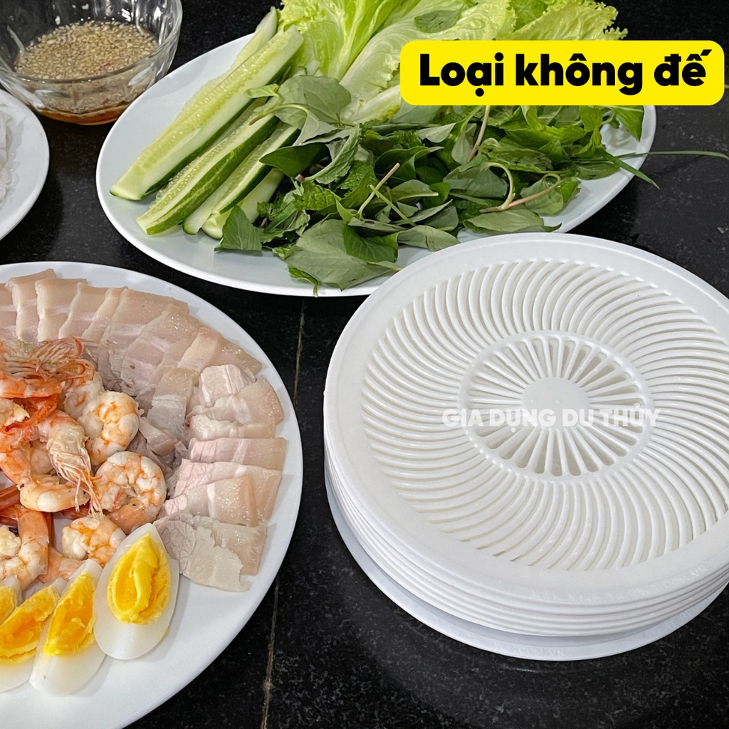 Dĩa nhúng bánh tráng gỏi cuốn tiện lợi tiết kiệm diện tích của gia dụng du thủy