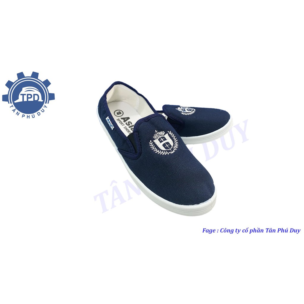 Giày Không dây ASIA Nam Chính Hãng, Giày Lười Vải Dệt Siêu Bền Đẹp,giá rẻ hàng Việt Nam chất lượng cao