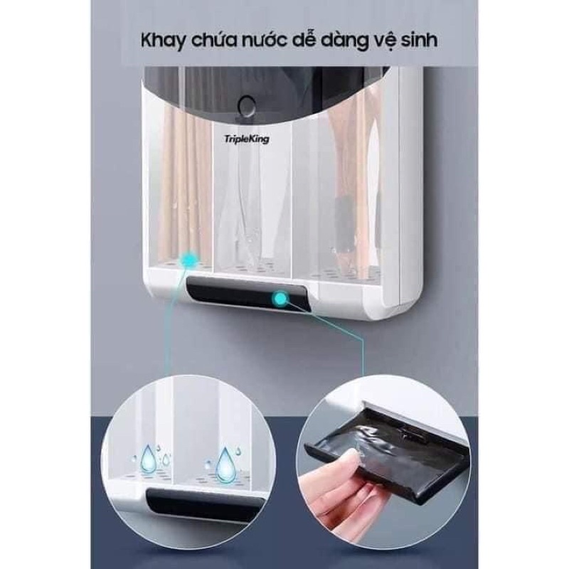 Hộp Đựng Sấy Khô Đũa Thìa Khử Khuẩn Chống Bụi