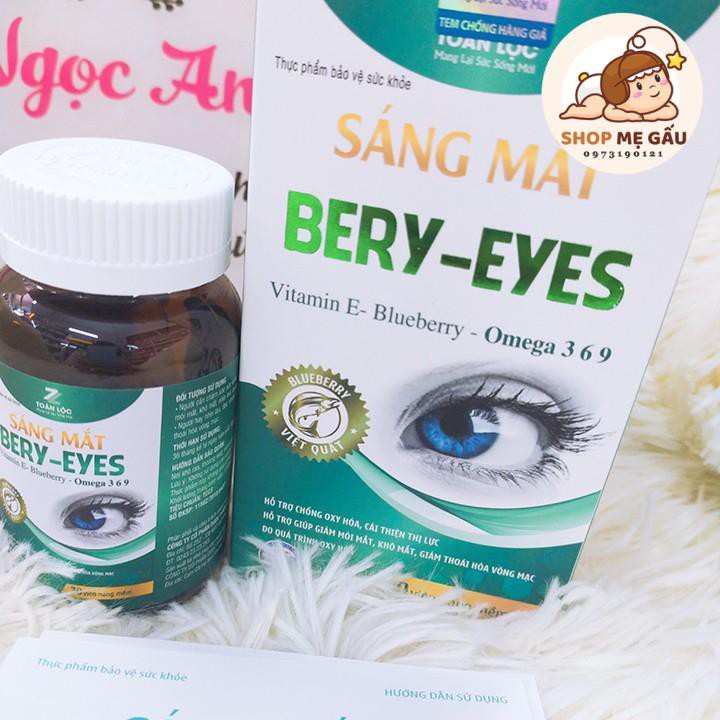 Viên uống sáng mắt Bery eyes hộp 30 viên | BigBuy360 - bigbuy360.vn