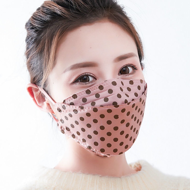 Khẩu Trang Cotton Thoáng Khí Có Thể Giặt Và Tái Sử Dụng kf94 ​Mặt Nạ In Có Thể Giặt