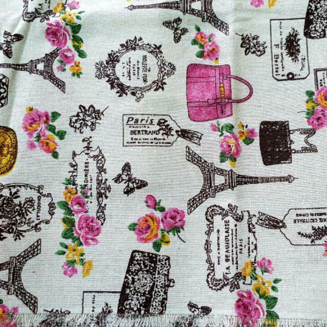 VẢI CANVAS/ VẢI BỐ HOA chụp ảnh sản phẩm, trải bàn, làm handmade