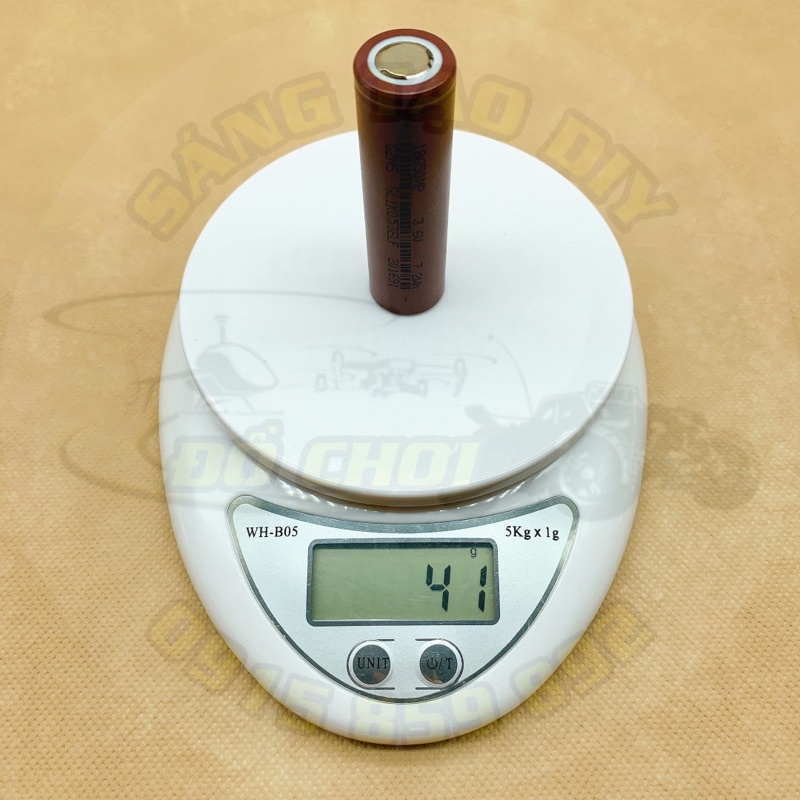 Pin Li-ion 18650 dung lượng 2000mAh dòng xả 10A - Pin mới, nội trở thấp, dòng xả cao
