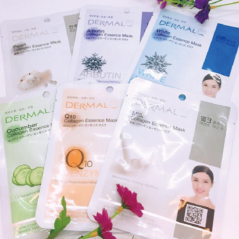 Combo 10 Mặt Nạ Dưỡng Da Dermal Essence Mask 23g