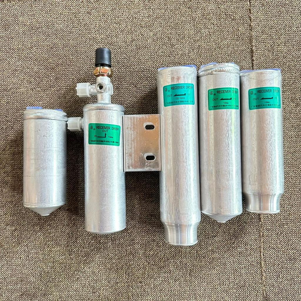 Phin lọc gas hệ thống điều hòa ô tô (vỏ nhôm)
