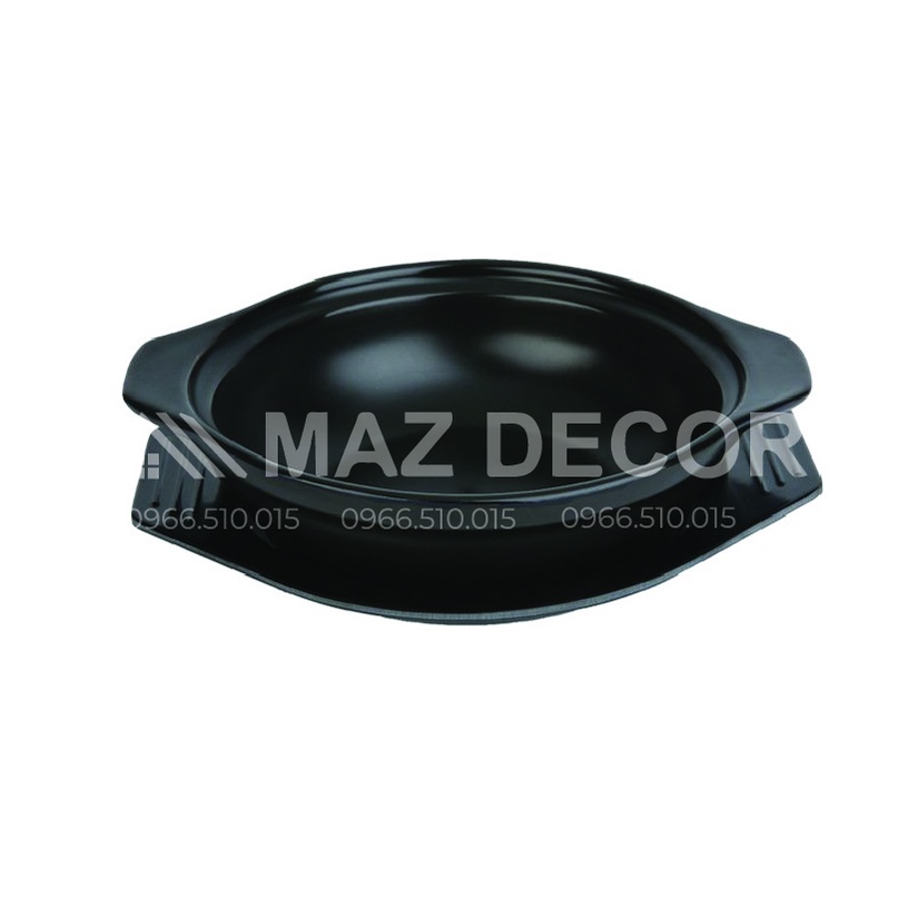 GIÁ SỈ TẠI XƯỞNG Nồi thố đất kho cá nấu mì cay hàn quốc cao cấp các cỡ dày dặn tráng men chống dính 7inch-0,5l-1lít-2lít