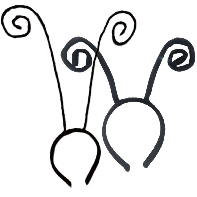 Băng Đô Nhung Đen Hình Con Kiến Hóa Trang Halloween