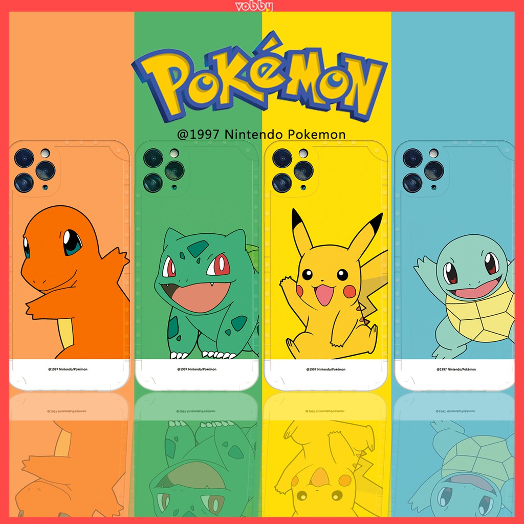 Ốp điện thoại mềm bằng nhựa hình Pokemon dễ thương cho iPhone12 MINI 11 PRO MAX 7/8plus SE2020 X/XS XR XSMAX