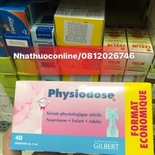 ✅✅nước muối sinh lí physiodose của pháp