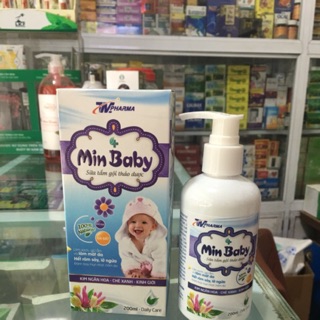 Sữa tắm gội trẻ em thảo dược - min baby