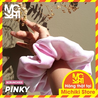 Phụ kiện thời trang Scruchies cotton 100% (size lớn) độc quyền local brand Michiki - Hàng thiết kế cao cấp