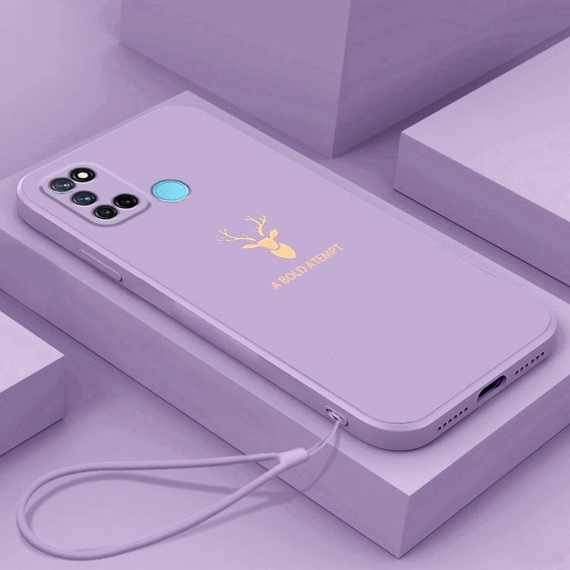 Ốp Điện Thoại Silicon Mềm Mịn Bảo Vệ Cho realme 7 pro realme 7i realme c17