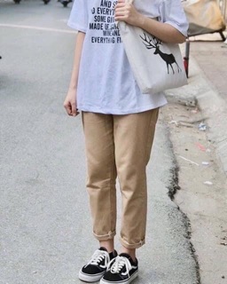 quần kaki baggy hot trend