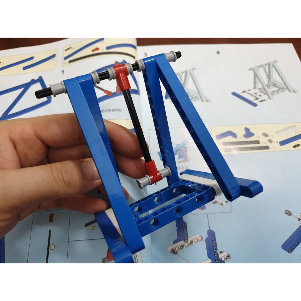 Lego lắp ráp 80 mô hình kỹ thuật có động cơ DIY BanBao 6932