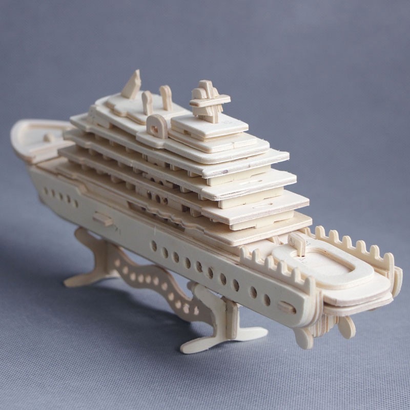 Đồ chơi lắp ghép gỗ 3D Du thuyền sang trọng