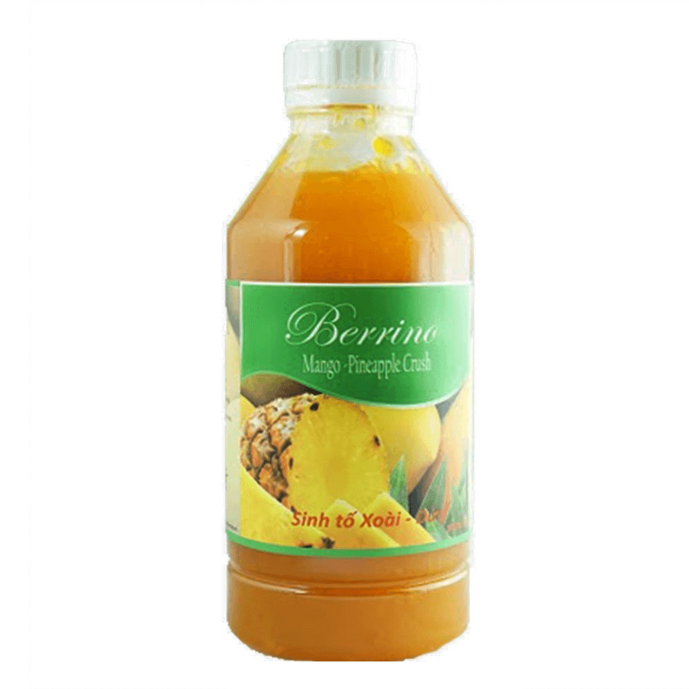 Sinh tố xoài dứa (Mango &amp; pineapple crush) Berrino 1L