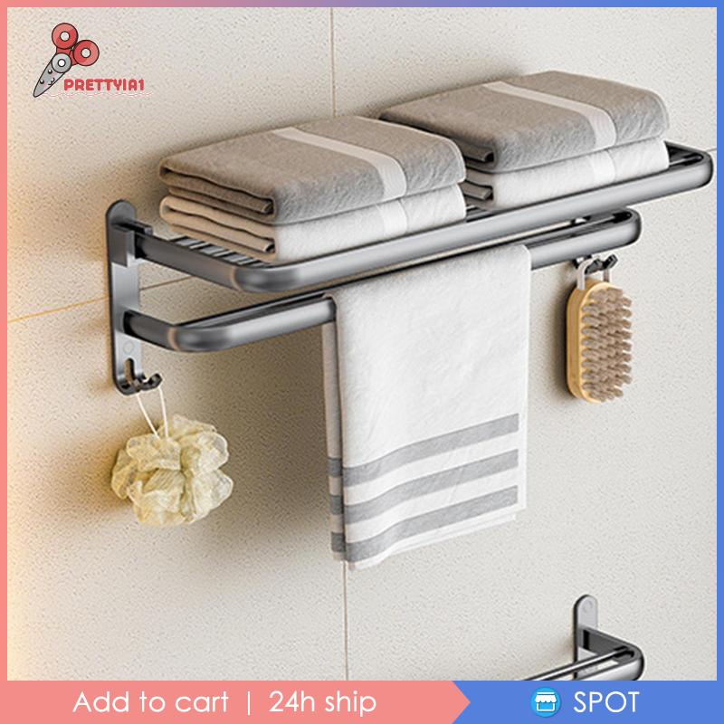 [Prettyia1] Giá Treo Khăn Tắm Bằng Đá Lavatory