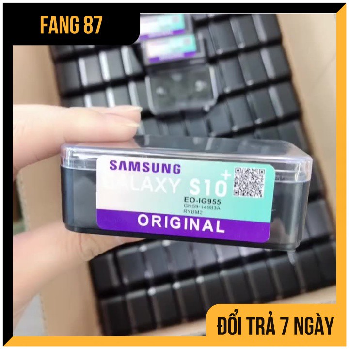 Cao Cấp Galaxy S10 Samsung S10 Plus AKG. Full Box Có mã quét QR. Kèm Hộp Xịn Xò