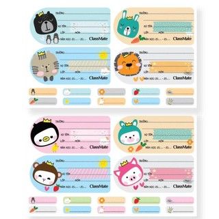 Nhãn vở classmate cartoon cl-nt222