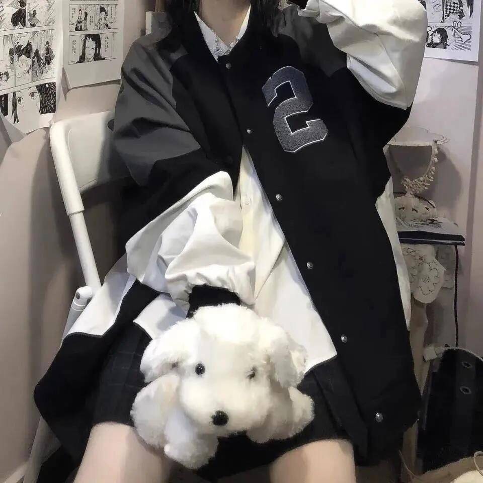 Áo bomber nam nữ phối tay số 5 phong cách hàn quốc - Áo khoác mùa đông from rộng thời trang unisex | BigBuy360 - bigbuy360.vn