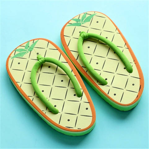 Dép Xỏ Ngón Thiết Kế Hình Trái Cây Hoạt Hình Sáng Tạo Dễ Thương