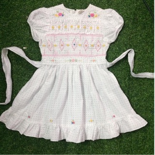 Đầm smock tiểu thư cho bé...