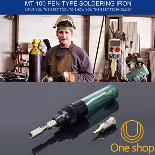 Combo Máy Hàn Khò Gas MT-100 + Cuộn thiếc SOLDER OK-100g + 01 Nhựa Thông Hộp