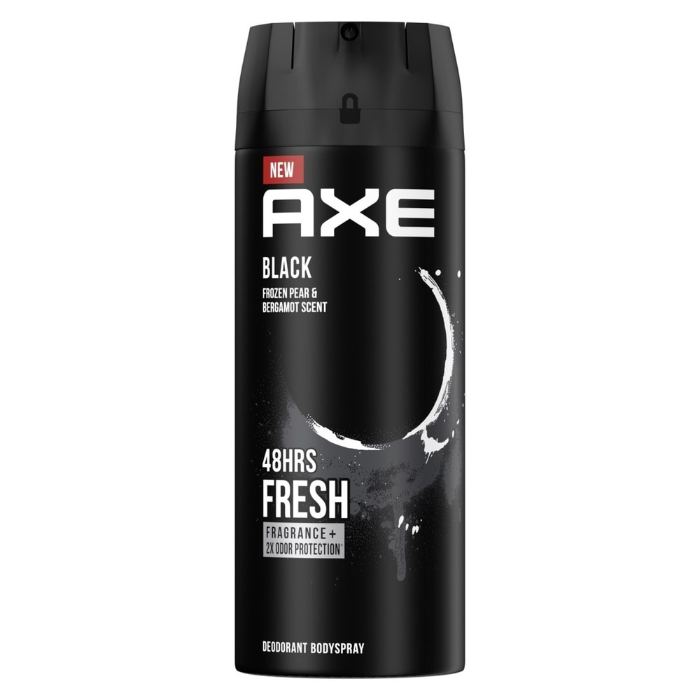 Xịt Ngăn Mùi Toàn Thân Axe Black Hương Cam Bergamot và Lê Tuyết 135ml