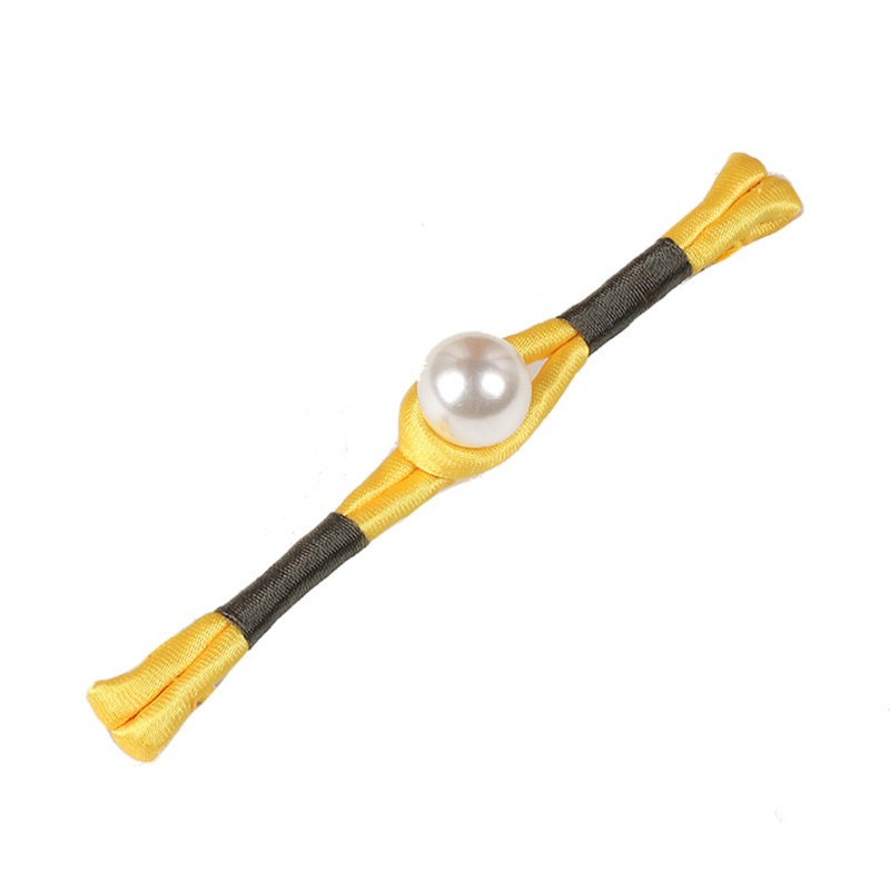 Nút Thắt Dây Thêu Hình Ếch Bằng Lụa Đính Ngọc Trai Phong Cách Trung Hoa ​Thắt Nút Nhanh Chóng Chất Lượng Cao