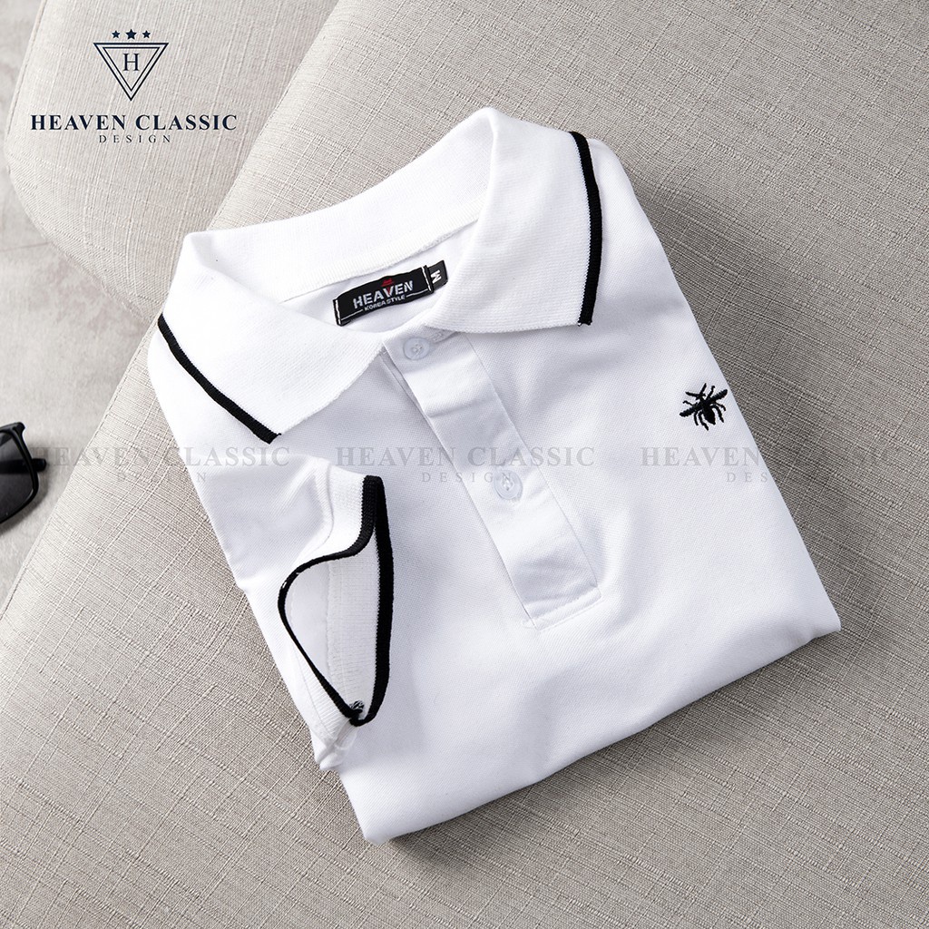⚡Áo Polo Nam thêu ong ⚡ 2 màu cực đẹp, hàng chính hãng Heaven