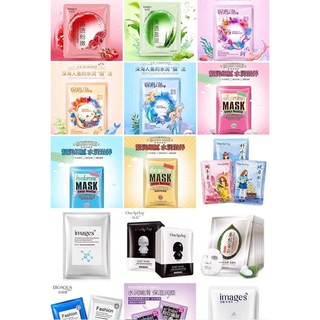 Combo gồm 10 mặt nạ giấy dưỡng da mụn cấp ẩm thải độc