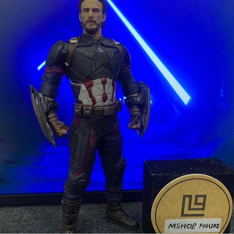 Mô hình Tượng tĩnh Cap râu - Captain America infinity war empire toys, crazy toys - Avengers