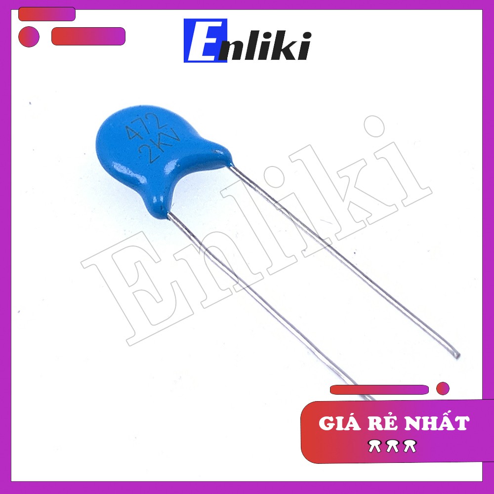 [Mã ELHACE giảm 4% đơn 300K] 10 Chiếc Tụ Cao Áp 1nF 2kV 102