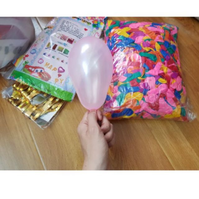 Sỉ 500 quả bóng Bay nhí kích thước 18cm