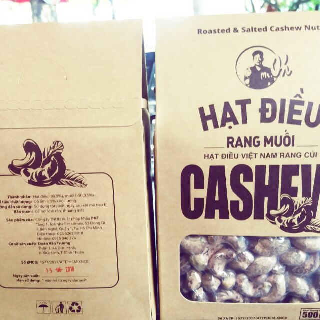 Hạt điều rang muối vỏ lụa Mr Oh