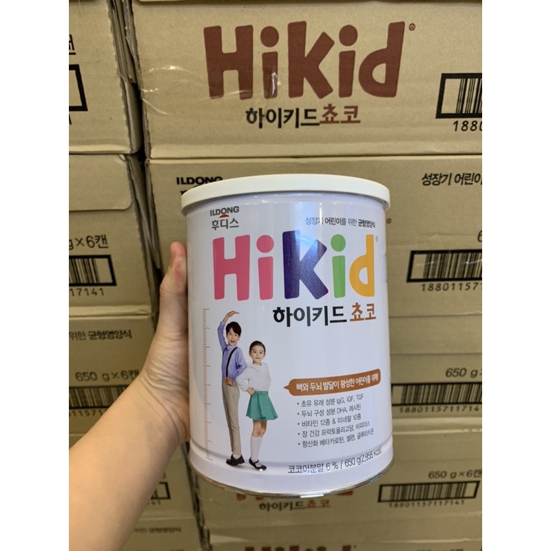 Sữa Hikid Vani - Hikid Dê - Hikid tách béo hàng chuẩn nội địa Hàn - 600gr