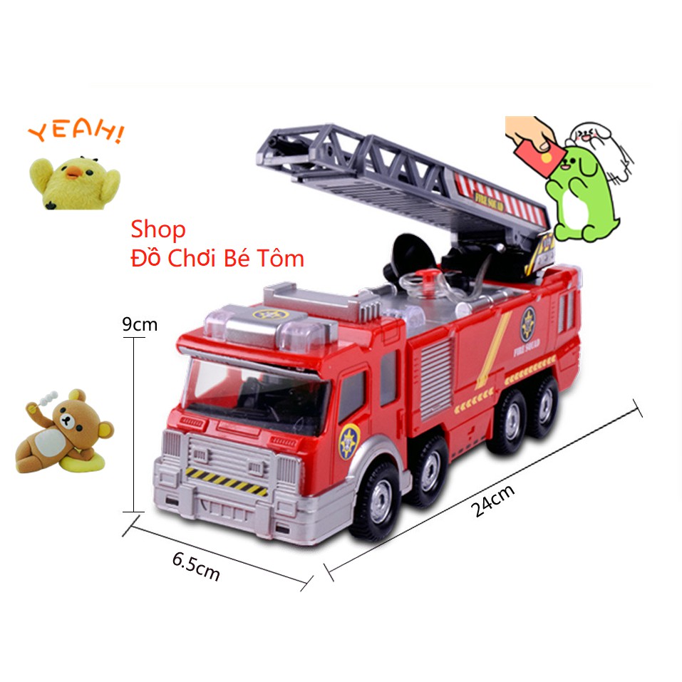 XE CỨU HỎA PHUN NƯỚC