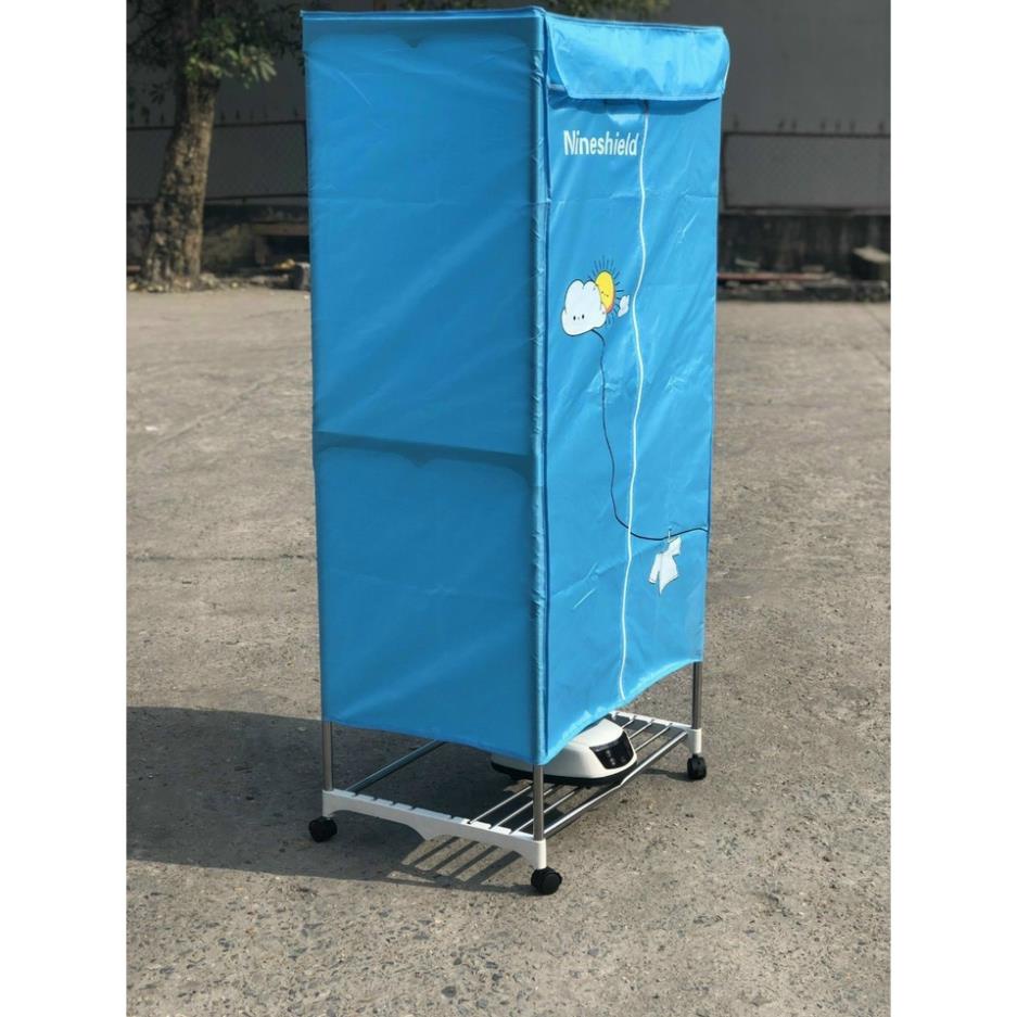 Tủ Sấy Quần Áo 2 Tầng Nineshield KB006 Điều Khiển Từ Xa - Bảo hành 12 Tháng