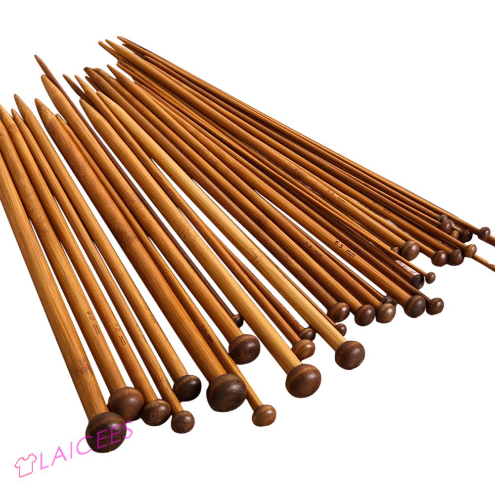 Bộ 36 Kim Đan Len 18 Kích Cỡ Bằng Tre