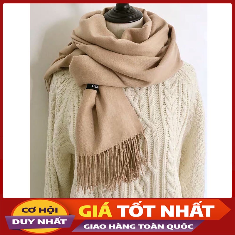 Khăn Quảng Cổ Mùa Đông Cashmere Phong Cách Hàn Quốc KH68-Violet