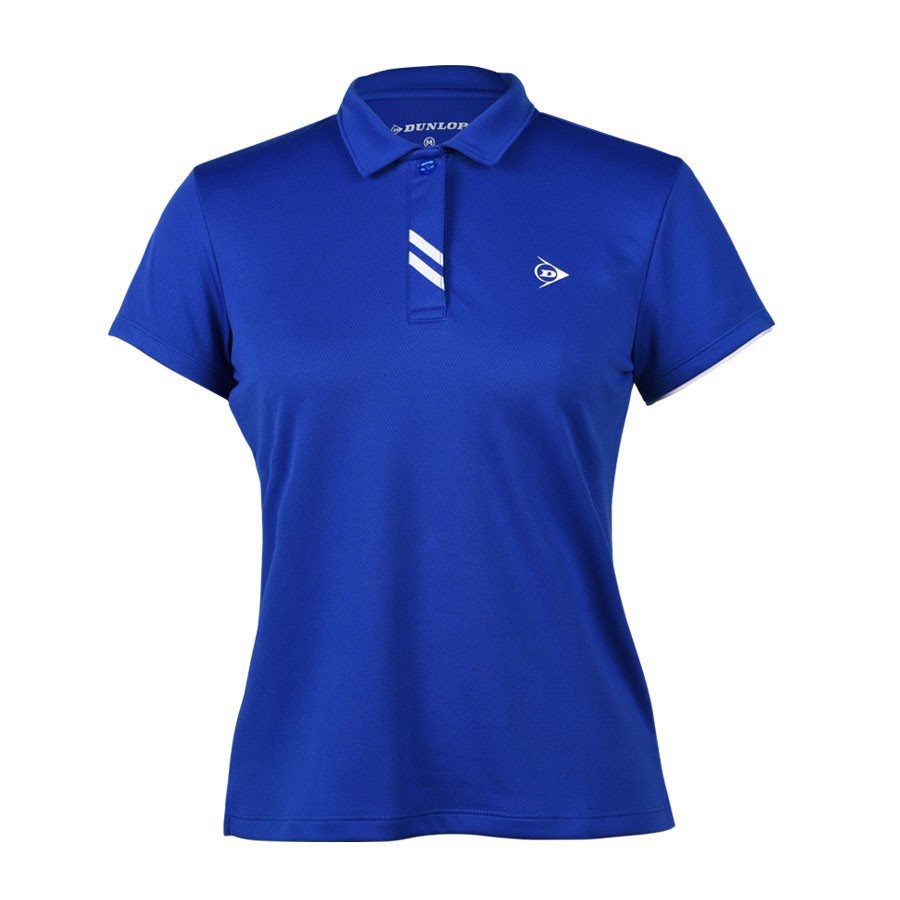 Áo Polo nữ thể thao Dunlop - DABAS9106-2C áo cầu lông tennis nữ chính hãng Dunlop - thương hiệu từ Anh Quốc !