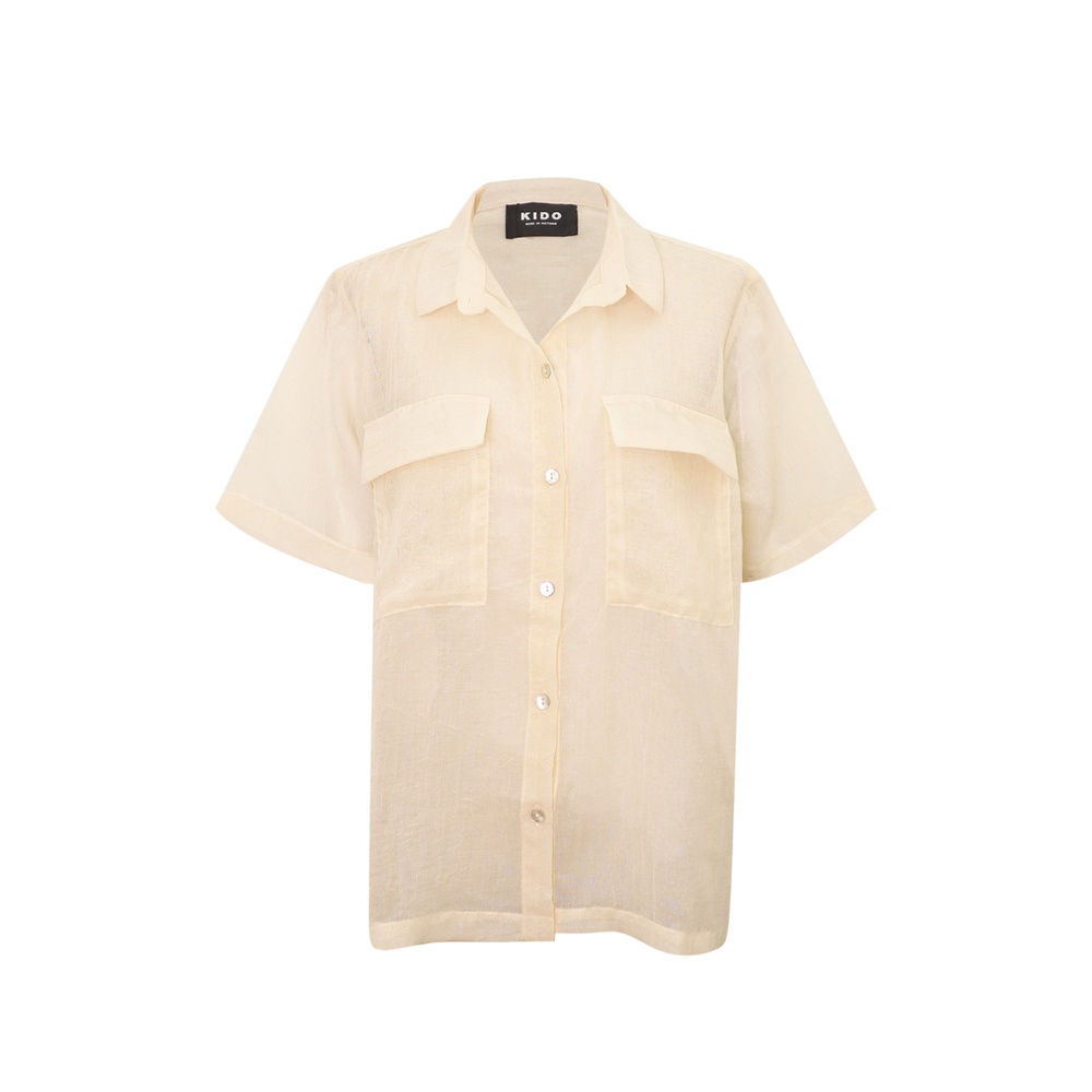 Áo kiểu sơmi tay ngắn hai túi POCKETS SHIRT