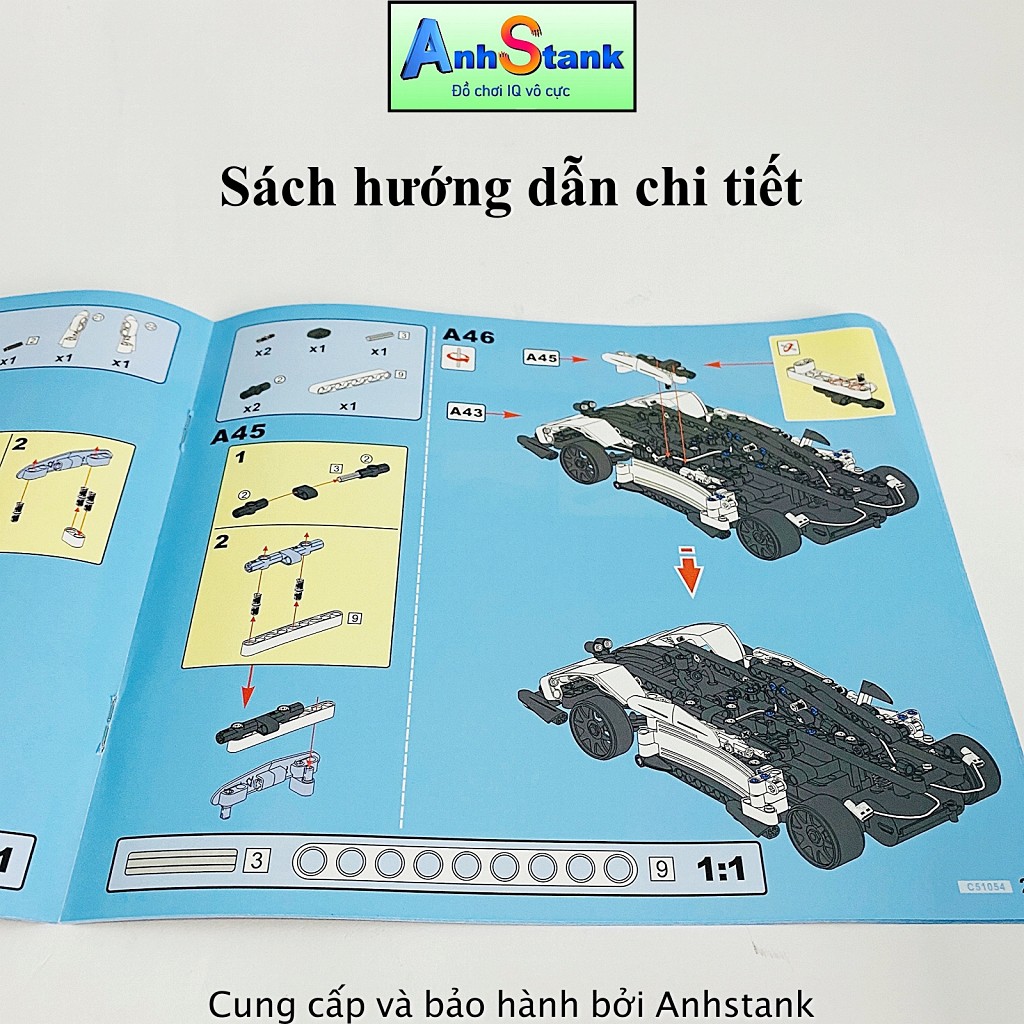 Oto technic điều khiển từ xa có khả năng lập trình Cada C51054W 457 chi tiết tương thích 9686 education BH 1 tháng