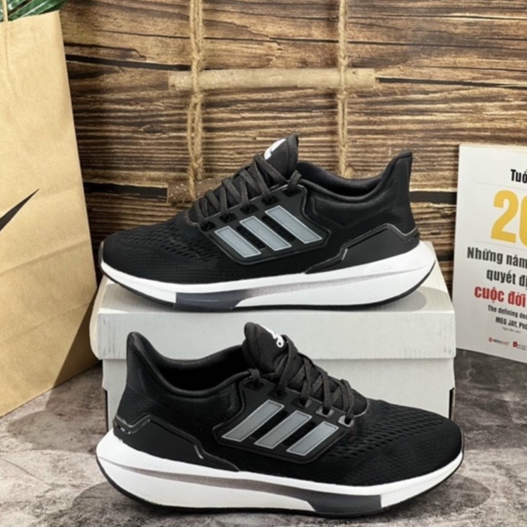 Giày adidas RUNNING Nữ Giày Chạy Bộ EQ21 Màu đen xám Sc 🏆 Giày Thể Thao Chạy Bộ - Đi Chơi - Đi Làm - Full Box ️