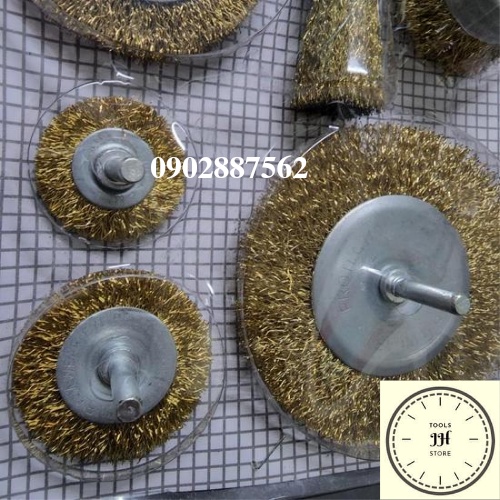 bộ chổi đánh cước 6 chi tiết gắn máy khoan hàng chất lượng