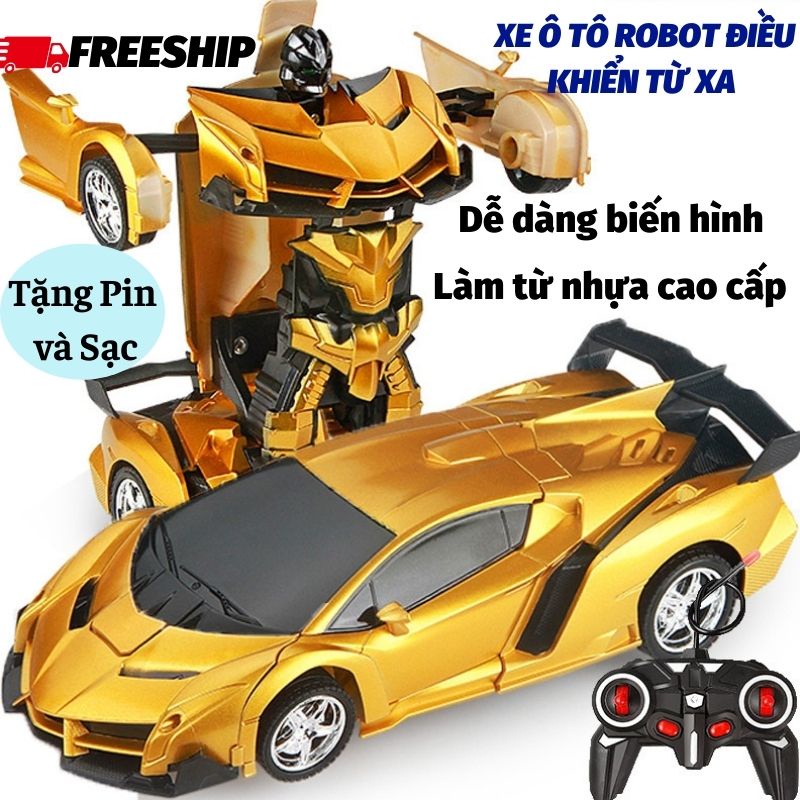 Ô Tô Điều Khiển Từ Xa Đồ Chơi Cho Bé Ô Tô Biến Hình Robot Thông Minh PAPAA.HOME