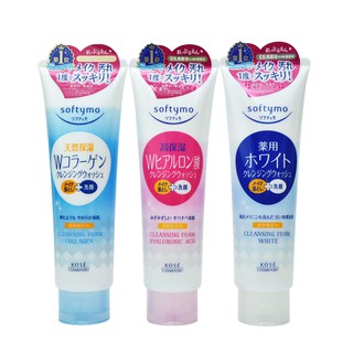 Sữa rửa mặt bổ sung collagen KOSE Softymo Cleansing Foam Collagen 190g - Nhật Bản