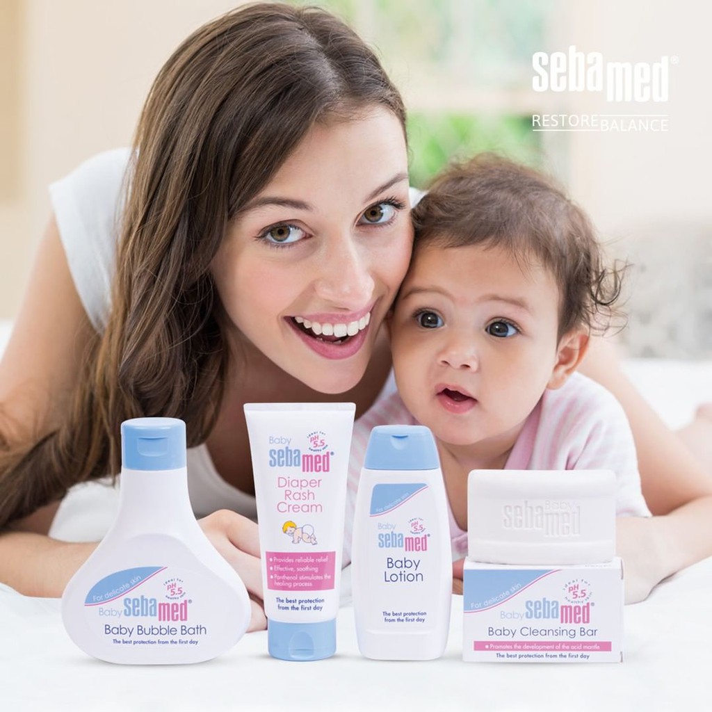 Sữa tắm gội toàn thân cho bé newborn Sebamed pH5.5